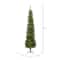7.5ft. Pre-Lit Durham Pole Pine Artificial Christmas Tree, Warm White Dura-Lit® LED Lights